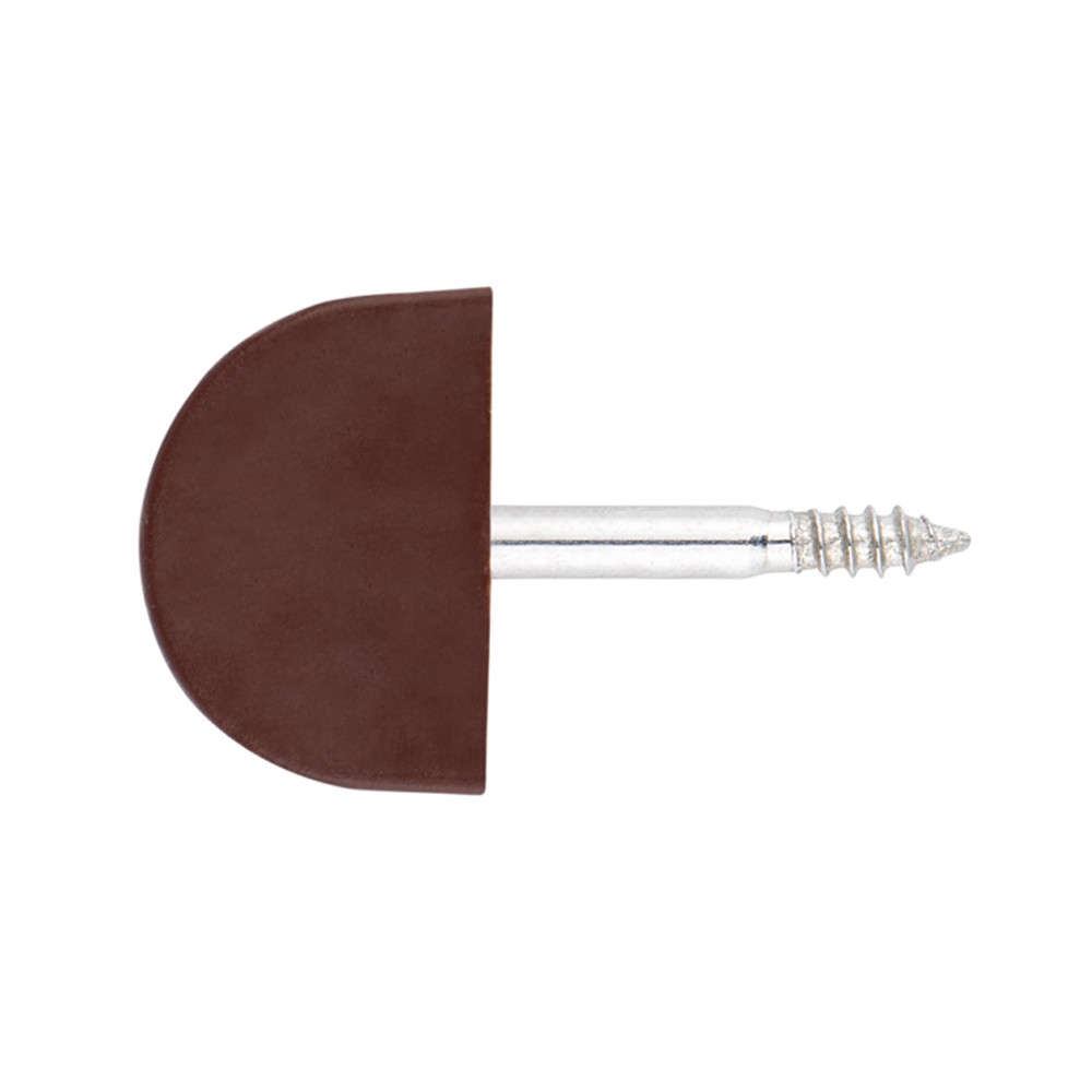 SV-NM [CP] Puntas clavado. Soporte vitrina marrón